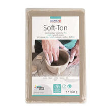 Glorex Hobby Time Soft-Ton lufttrocknend, 500g, wei�