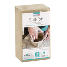 Glorex Hobby Time Soft-Ton lufttrocknend, 2500g, wei�