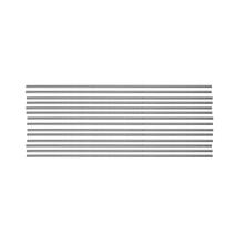 NEU Verzierwachsstreifen halbrund, 14 St�ck, 200 x 2 mm, silber
