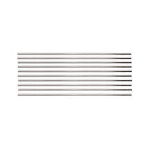 NEU Verzierwachsstreifen halbrund, 10 St�ck, 200 x 3 mm, silber