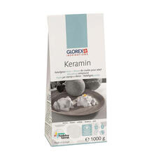 NEU Keramin Gie�masse, Wei�, 1000g