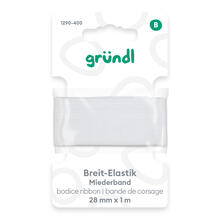 Super Elastic-Gummiband 1m x 28mm wei�