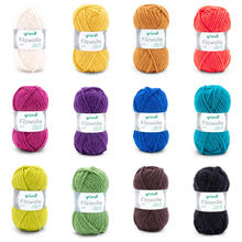 Filzwolle zum Strickfilzen, 50g, 50m, Unifarben - Verschiedene Farbt�ne