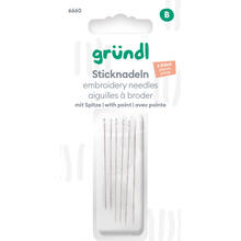 Sticknadeln mit Spitze, 6 St�ck