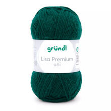Strickgarn Lisa, 100% Polyacryl, Oeko-Tex Standard, 50g, 150m, Farbe 16, Tannengr�n
