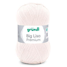 SALE Strickgarn BIG Lisa Premium, 250g, 665m, Oeko-Tex-Standard, 100% Polyacryl, Farbe 71, Creme