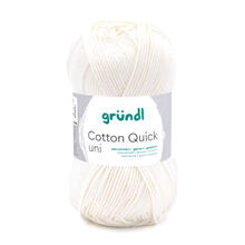 Cotton Quick uni, 100% Baumwolle, Oeko-Tex-Standard, 50g, 125m, Farbe 132, Wollwei�