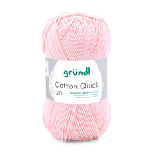 Cotton Quick uni, 100% Baumwolle, Oeko-Tex-Standard, 50g, 125m, Farbe 133, Hellrosa