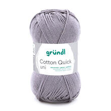 Cotton Quick uni, 100% Baumwolle, Oeko-Tex-Standard, 50g, 125m, Farbe 70, Silbergrau