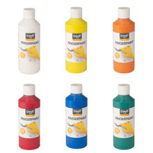 Creall Fingermalfarbe, 250ml - Verschiedene Farbt�ne