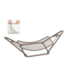 Hobbyfun Miniatur- H�ngematte, ca.12cm, braun