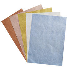 NEU GlitterFun, selbstklebendes Glitzerpapier DIN A4, 5 B�gen sortiert, 80 g/m�