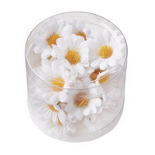 NEU Deko-Margeriten, Gr��e ca. 3 cm, Box mit 25 St�ck, weiss