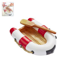 Hobbyfun Mini Schlauchboot rot-wei�, 7 x 5cm