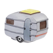 NEU Miniatur-Wohnwagen, Gr��e 6 x 3,7 x 4,8 cm