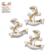 Hobbyfun Mini Anker, ca. 2,8cm, 3 Stk. wei�