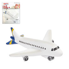 Hobbyfun Miniatur Flugzeug, ca. 10cm, wei�