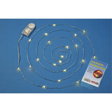 NEU LED Leuchtdraht mit Batterie, warmes Licht - Verschiedene Gr��en