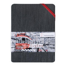 SALE The ZigZagBook, Aquarellpapier, 300g/m�, Portrait DIN A6, 18 Seiten