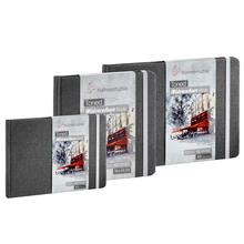 SALE Toned Watercolour Book Grey, 200g/m�, 60 Seiten - Verschiedene Formate