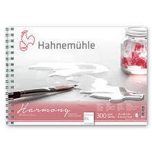 SALE Aquarellblock Harmony, 300g/m�, matt, DIN A4, Spiralbindung, 12 Blatt