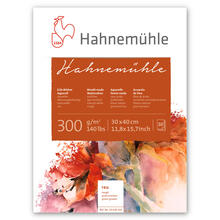 SALE Aquarellblock Hahnem�hle rau, 300g/m�, 30 x 40cm, 10 Blatt