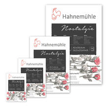 SALE Hahnem�hle Skizzenblock Nostalgie, 190g/m�, 50 Blatt - Verschiedene Gr��en