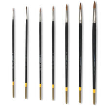 SALE K�nstlerpinsel f�r Acryl- / �lmalerei, Premium-Synthetikhaar, rund, langer Stiel - Verschiedene Gr��en