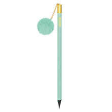 Bleistift mit Bommel, HB, mint