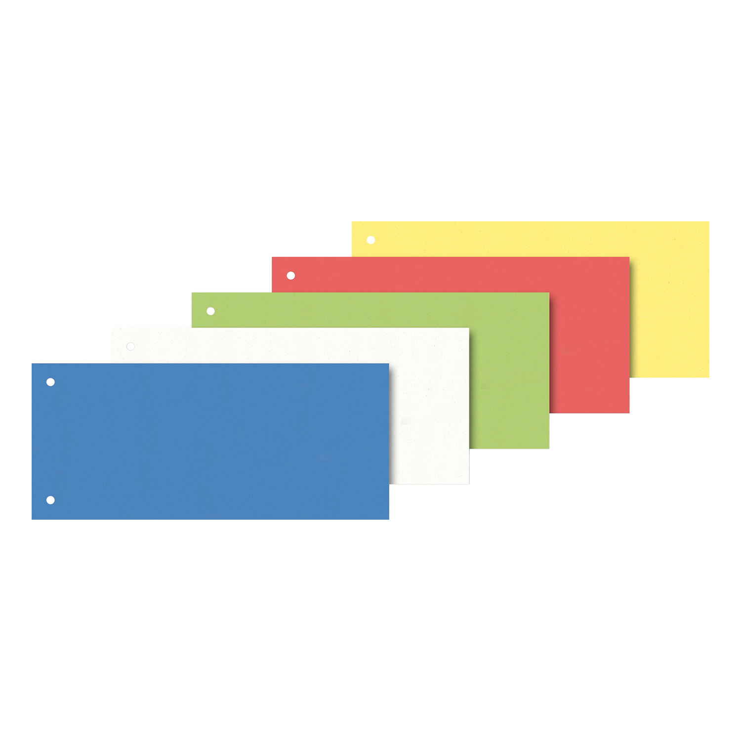 NEU Trennstreifen aus Karton, 10,5x24cm, 100 St�ck - Verschiedene Farben