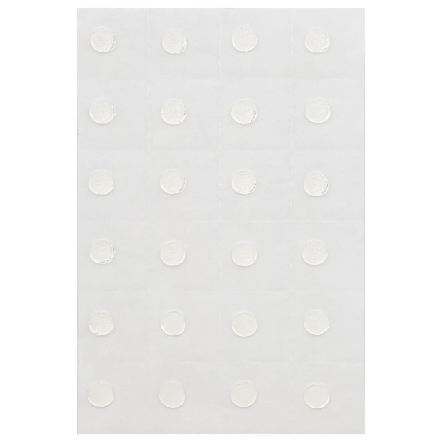 NEU Super-Klebepunkte, transparent, doppelseitig klebend, wieder abl�sbar, Gr��e 1cm, 48 St�ck