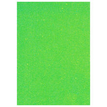 NEU Glitter-Karton, 200 g/qm, einseitig mit Glitzer, DIN A4, Neongr�n