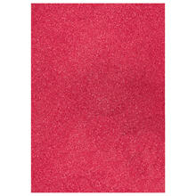 NEU Glitter-Karton, 200 g/qm, einseitig mit Glitzer, DIN A4, Franz�sischrot