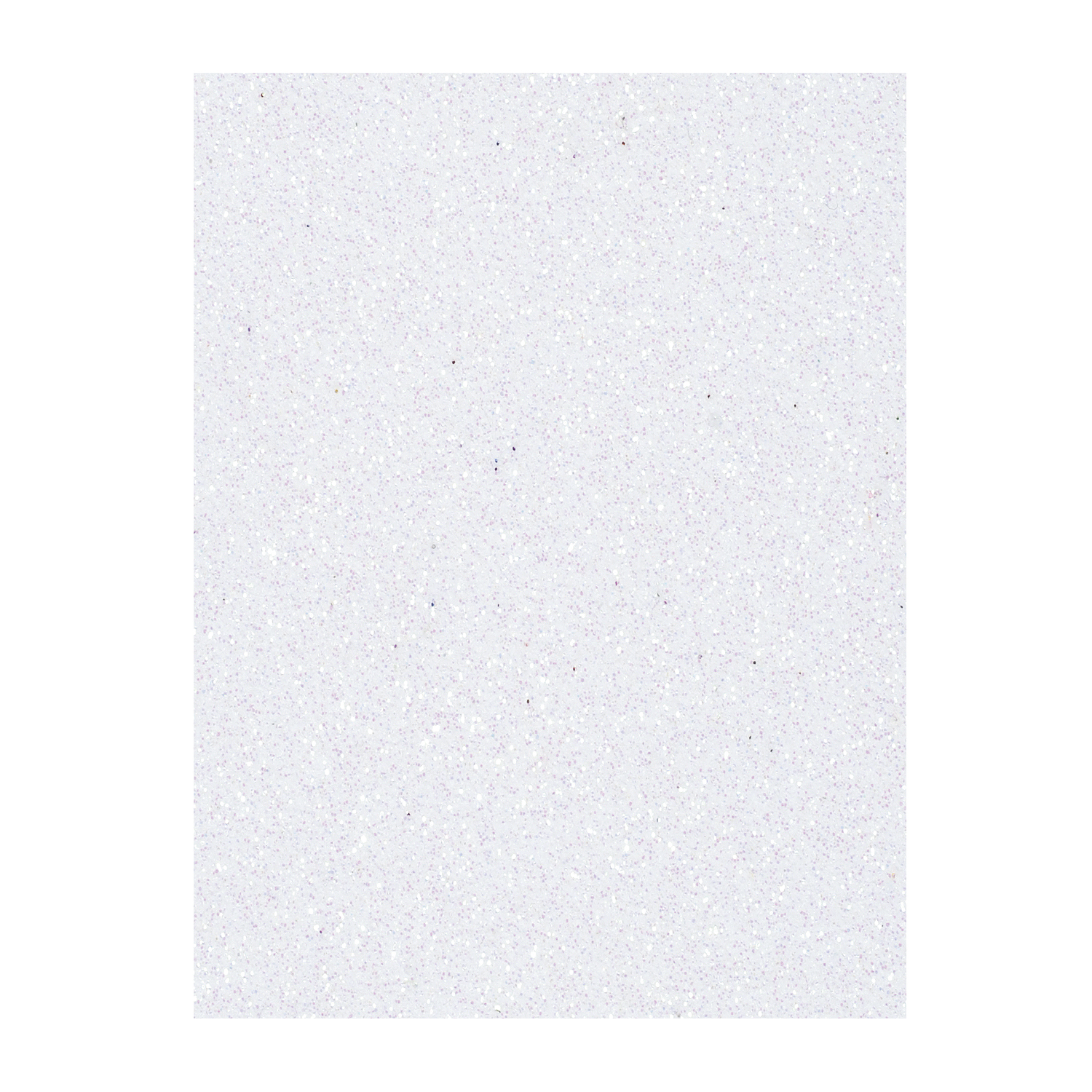 NEU Moosgummiplatte, Glitzer / Glitter, St�rke 2mm, Gr��e 20x30cm, wei�