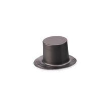 SALE Zylinder, schwarz matt, Beutel mit 5 Stk, 2,5 cm
