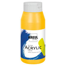 Kreul Triton Acrylfarbe, 750 ml, Kadmiumgelb