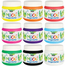 Kreul MUCKI Fingerfarbe, 150 ml - Verschiedene Farbt�ne