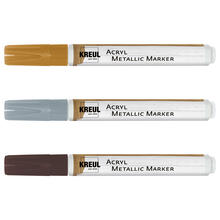Kreul Acryl Marker Metallic Medium 2-4mm - Verschiedene Farbt�ne
