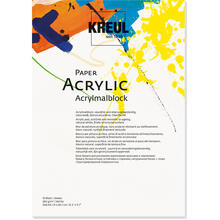 NEU Kreul Acrylmalblock Paper Acrylic, 260g/qm, 10 Blatt - Verschiedene Gr��en
