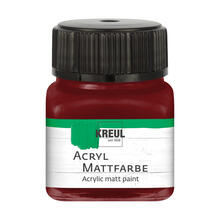 Kreul Acryl-Mattfarbe / Bastelfarbe, 20ml, Maron