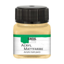 Kreul Acryl-Mattfarbe / Bastelfarbe, 20ml, Cappuccino