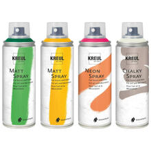 Kreul Farbsprays f�r viele Untergr�nde, 200 ml Spr�hdose - Verschiedene Farben