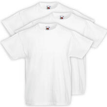 Sparpack T-Shirt Kindergr��e 128, Wei�, 6 Stk.