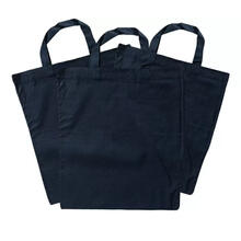 Sparpack, Baumwolltasche, Schwarz, 12 St�ck