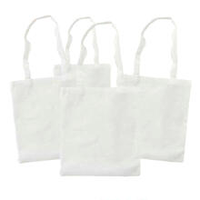 Sparpack, Baumwolltasche lange Tragegriffe, 38x42 cm, Wei�, 60 St�ck