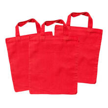 Sparpack, Baumwolltasche Rot, 60 St�ck