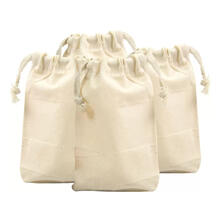 Zuziehbeutel / Lavendels�ckchen, Natur, 10x14 cm - Einzeln und Sparpacks