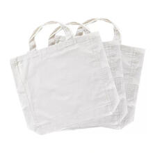 Sparpack, Tasche mit Seitenfalte, Wei�, 12 St�ck