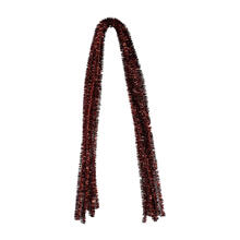 Chenilledraht / Pfeifenputzer / Biegepl�sch Glitzer, 8mm x 50cm, 10 Stk., Rot