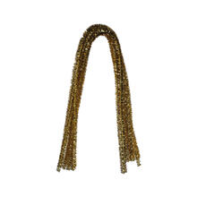 Chenilledraht / Pfeifenputzer / Biegepl�sch Glitzer, 8mm x 50cm, 10 Stk., Gold